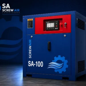 COMPRESOR SA-100 / 100HP <br><p class="highlight-text">TECNOLOGÍA CON AHORRO ENERGÉTICO</p>